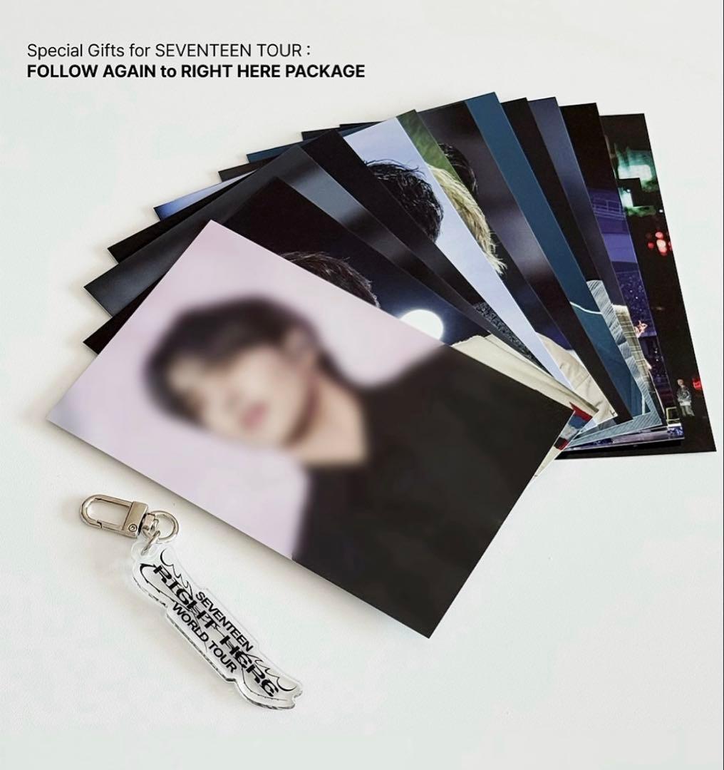 SEVENTEEN RIGHT HERE パッケージギフトフォトカード　抜けなし