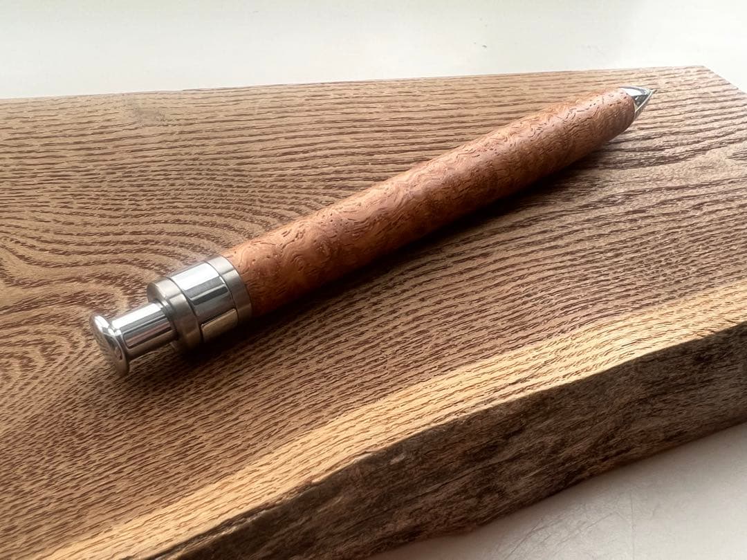 【新品・未使用】工房楔　極上杢　アフゼリア ライ シャープペンシル