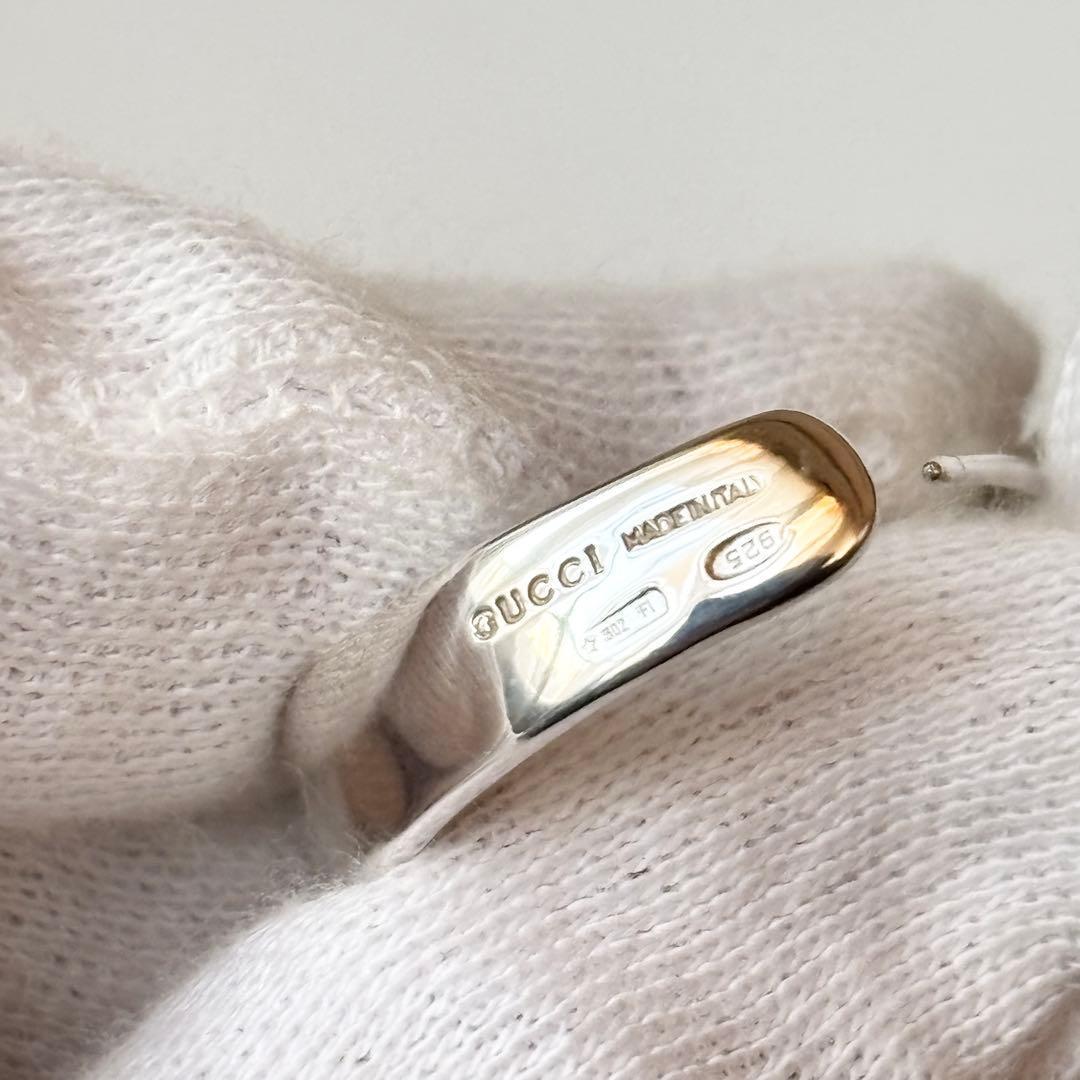 美品✨GUCCI グッチ ピアス Gロゴ フープ SV925 片耳 デカロゴ