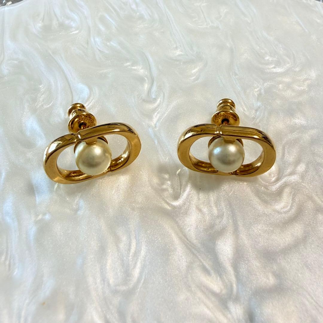 【DIOR】【美品】Petit CD Jolie ピアス
