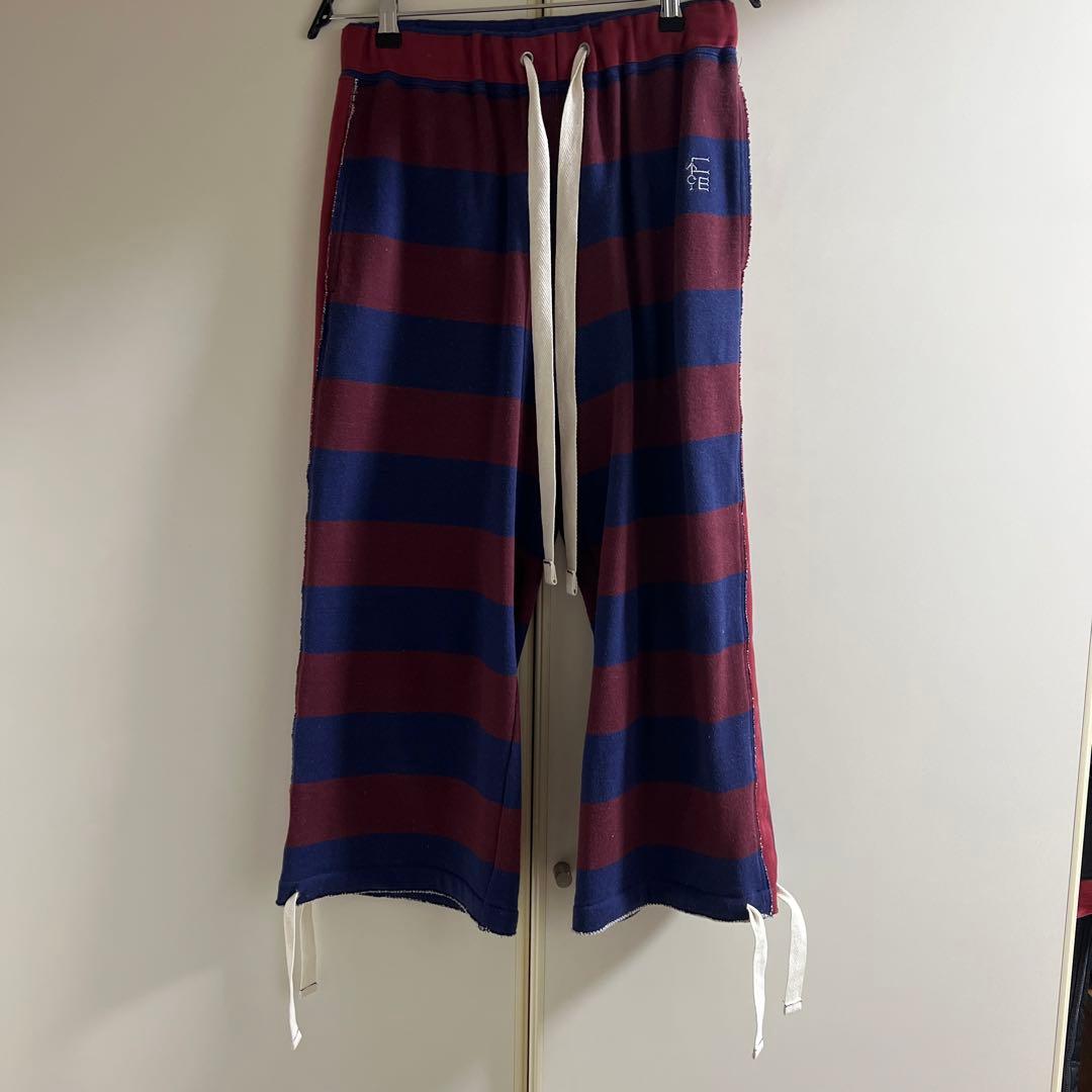 FACETASM ファセッタズムCUT OFF WIDE SWEAT PANTS