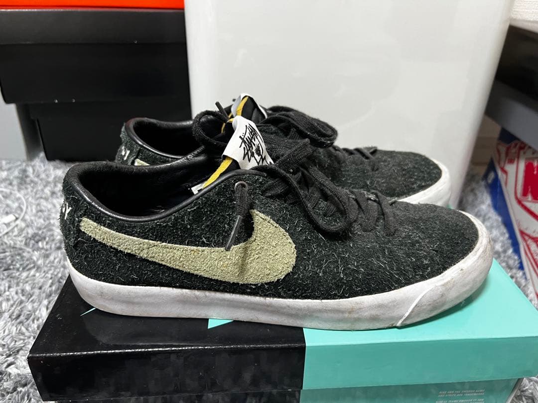 スケートボード NIKE ZOOM BLAZER LOW STUSSY 28cm