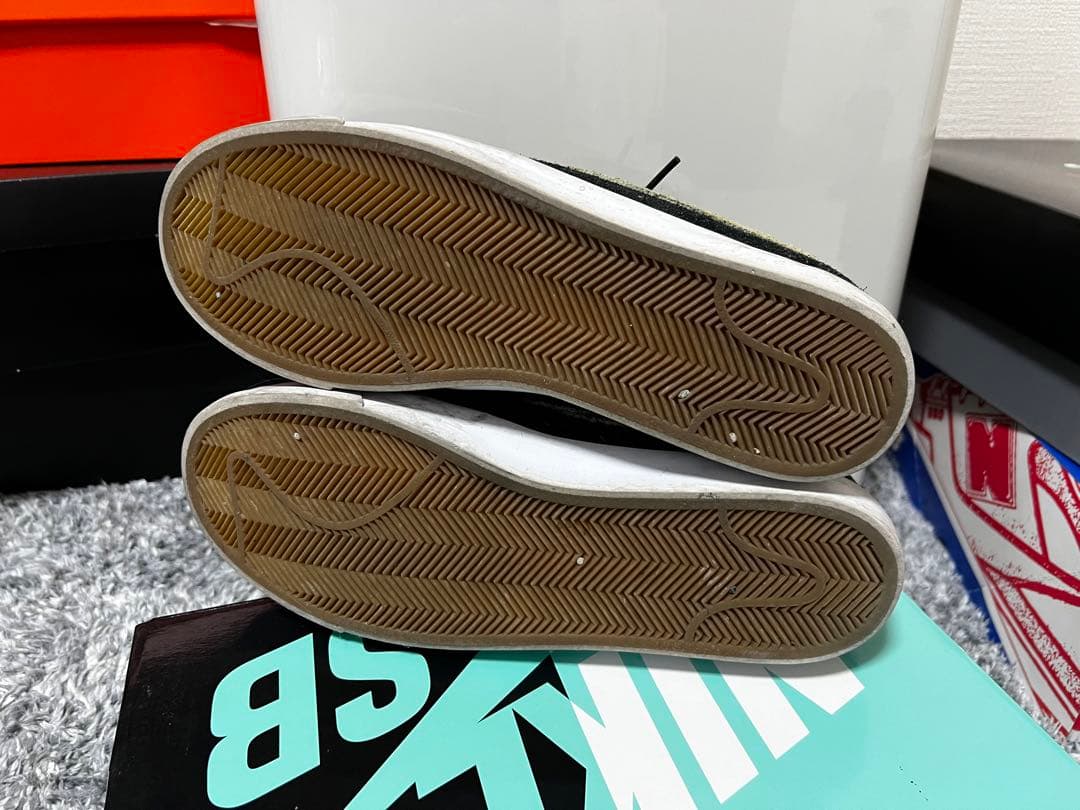 スケートボード NIKE ZOOM BLAZER LOW STUSSY 28cm