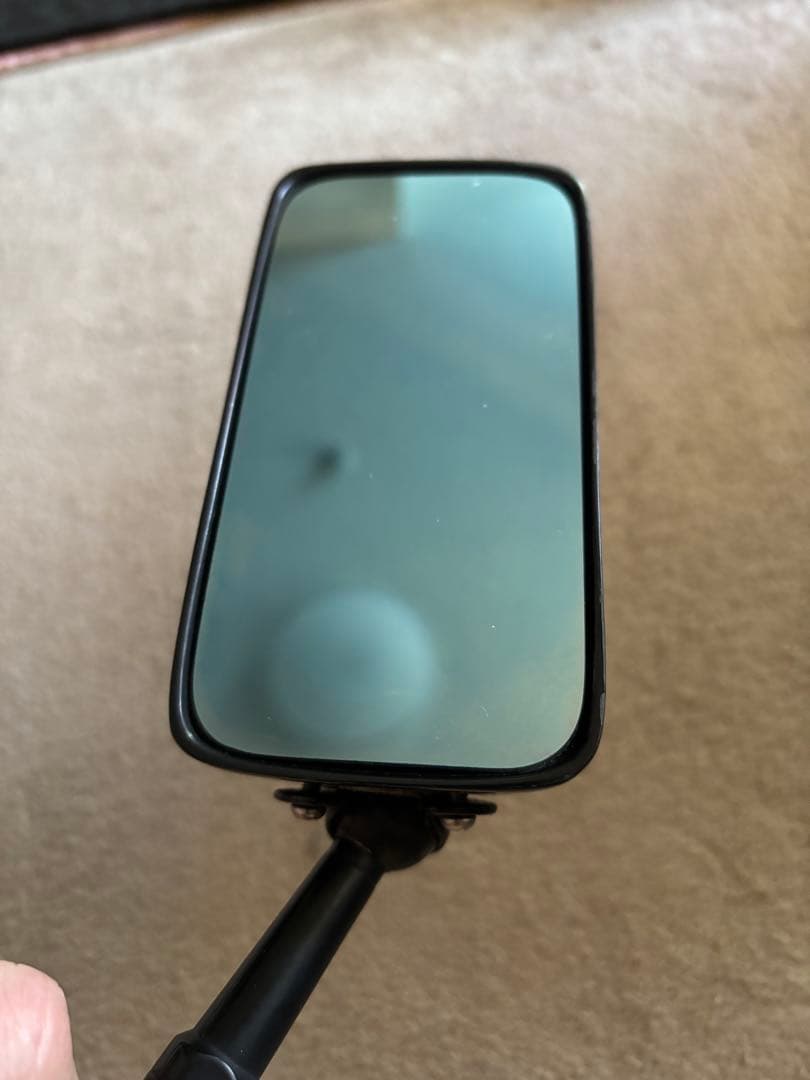 カーボンファイバー バイクミラー 角型　【片側】