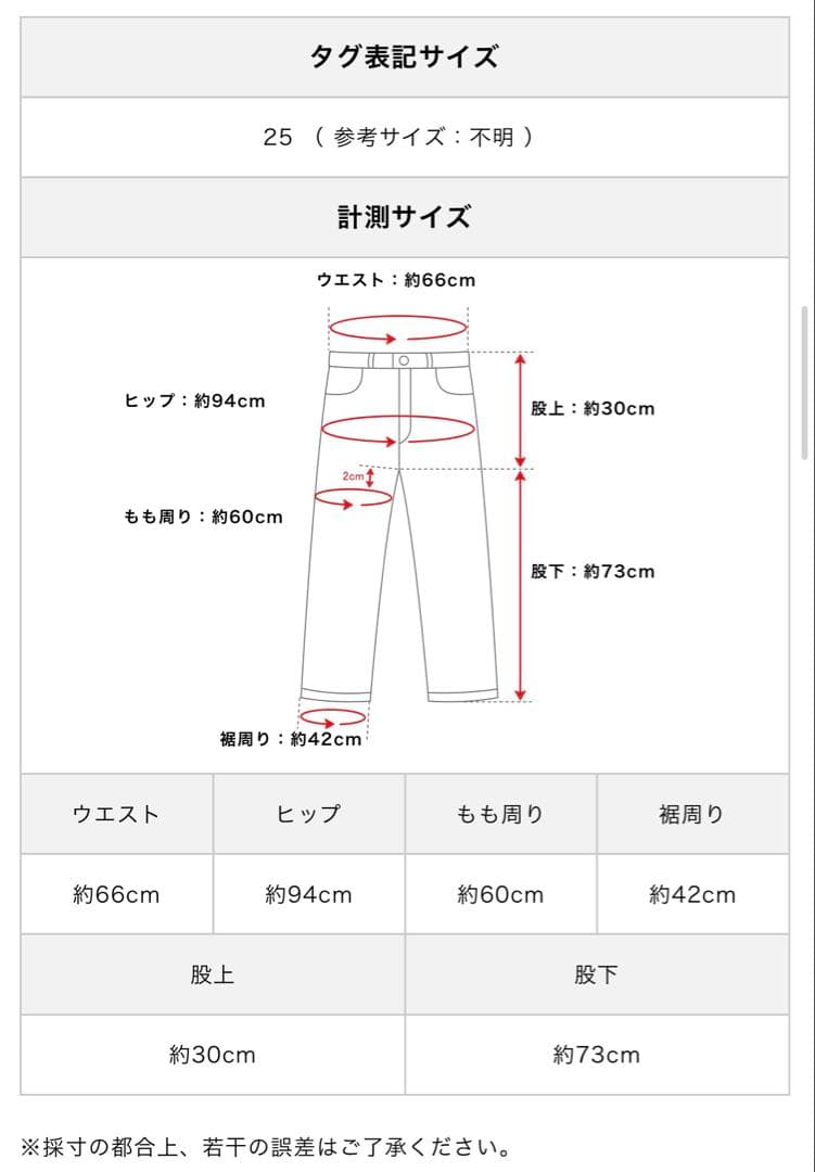 ヤヌーク IENA 別注 LOUISE ストレートデニム 25インチ