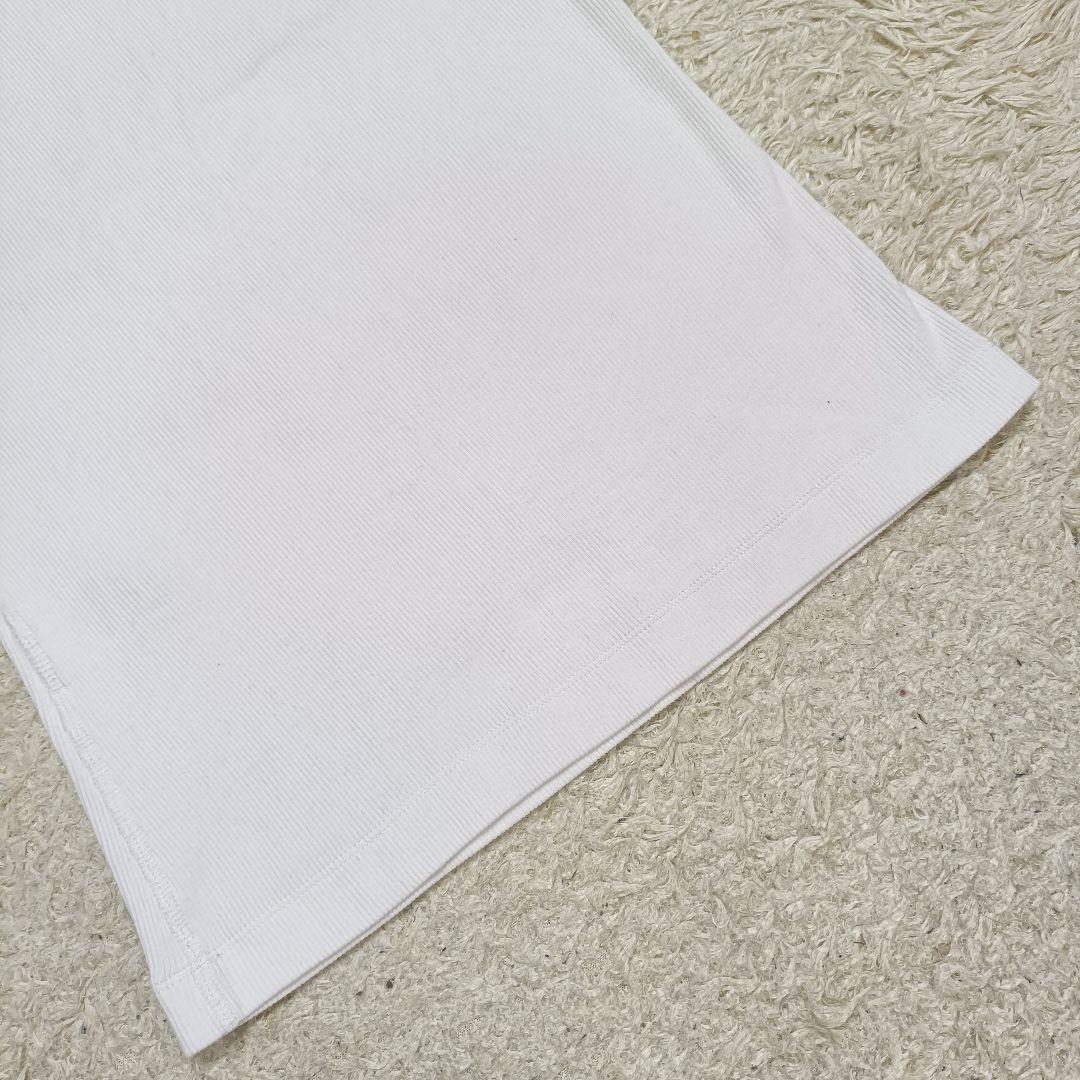 【未使用級】メゾンキツネ BABY FOX 刺繍 リブ編み タンクトップ S