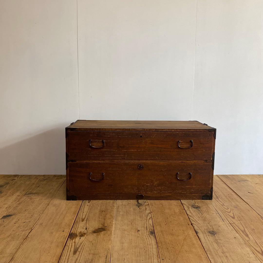 アンティーク チェスト 箪笥 ローボード テレビ台 昭和レトロ z879