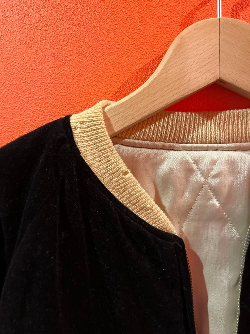 ビンテージ スカジャン　シルバーストーン　別珍　90s