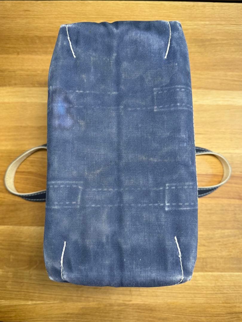 ①人気Navy！70-80sガイド１本ギザタグ エルエルビーントートバッグ