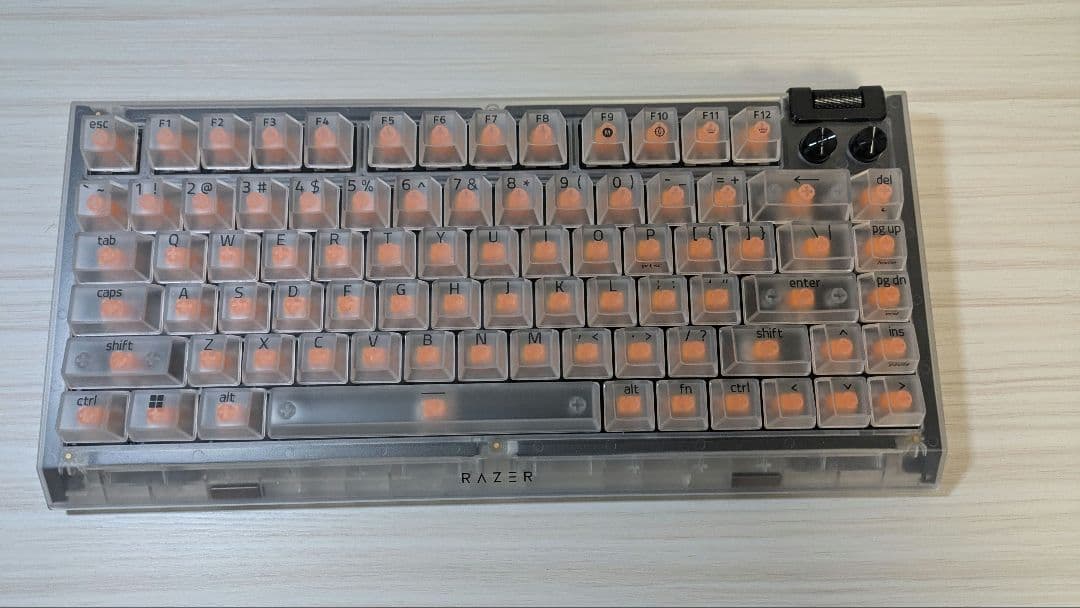 キーボード Razer BlackWidow V4 75% Phantom White