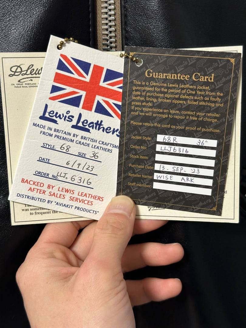 貴重Lewis letheres super sportsman 36