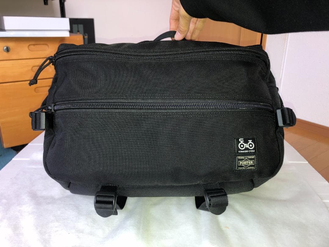 美品　ポーター　木梨サイクル　ボディー　バッグ　ウエスト　ポーチ　タンカー