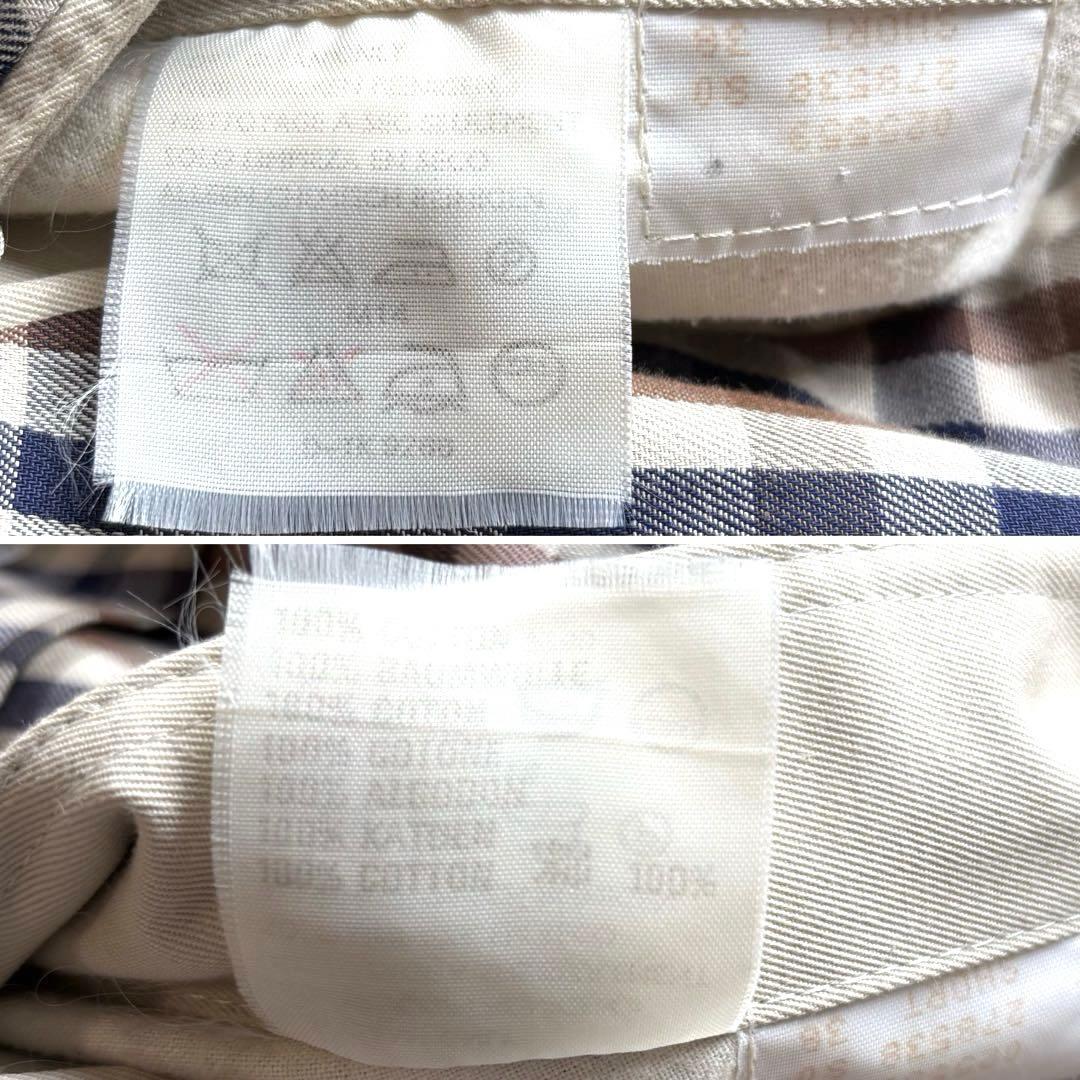 ✨美品✨アクアスキュータム　Aqua5　トレンチコート　英国製　比翼　LLサイズ