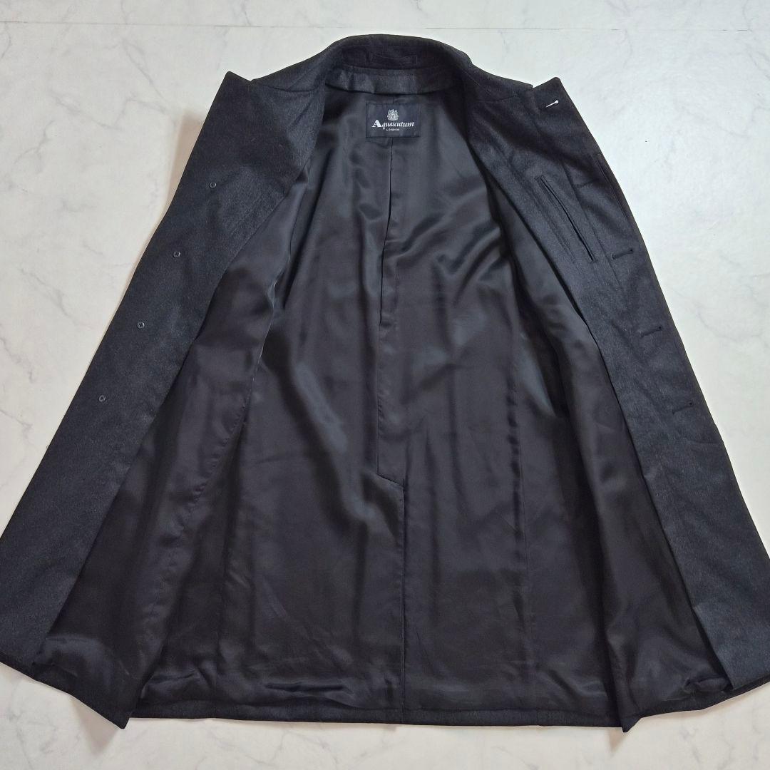 【美品 24AW 】アクアスキュータム ダウン ライナー ステンカラーコート38