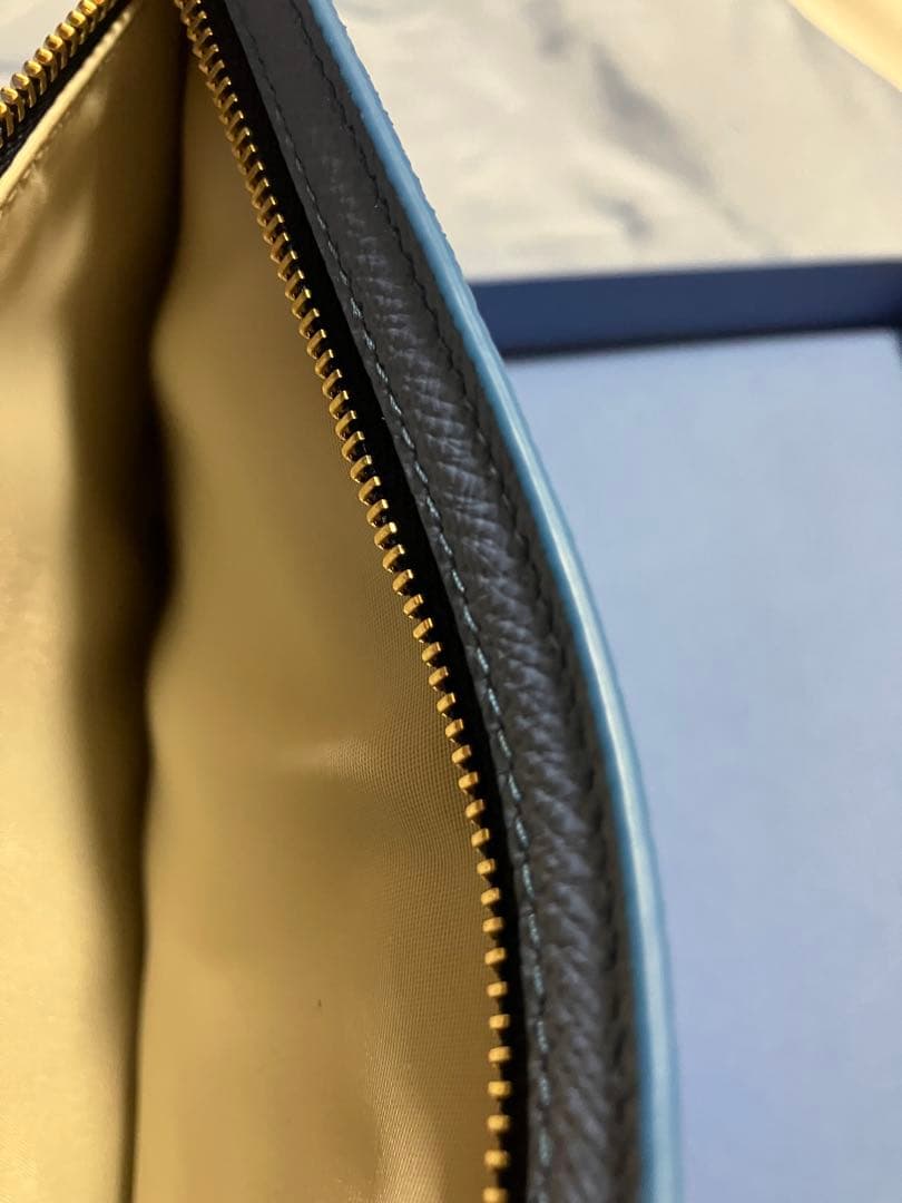 SMYTHON ✨パナマ　ジップカレンシーケース✨ライトブルー