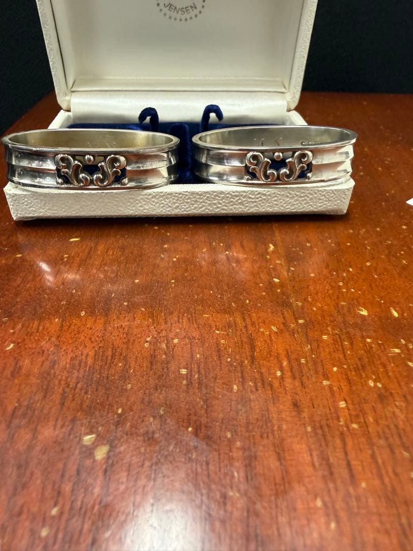ジョージ・ジェンセン ヴィンテージ ナプキン リング 未使用