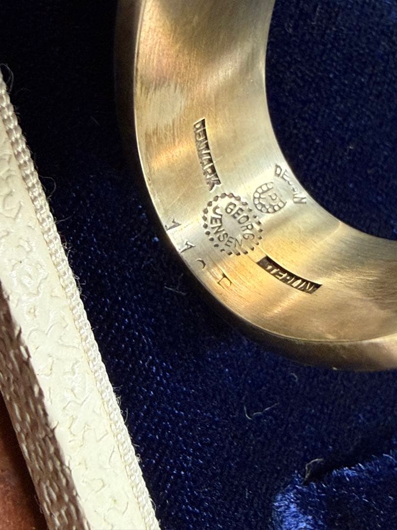 ジョージ・ジェンセン ヴィンテージ ナプキン リング 未使用