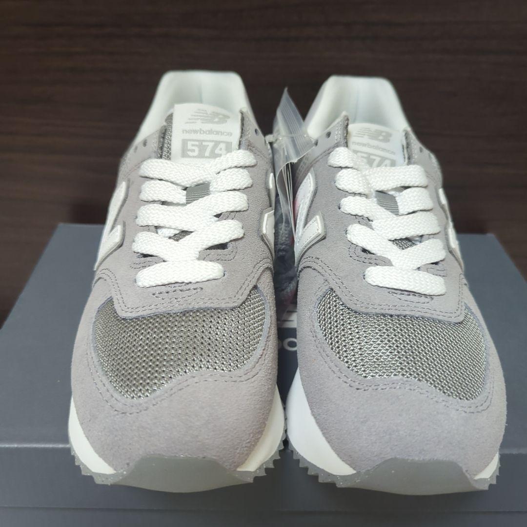 New Balance WL574ZSDB　グレー スニーカー 24cm