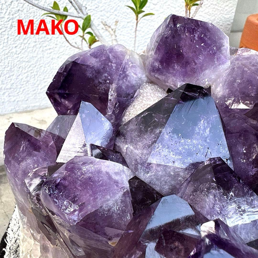 M1749☆アメジストクラスター12.4Kg☆天然石　原石☆N50602