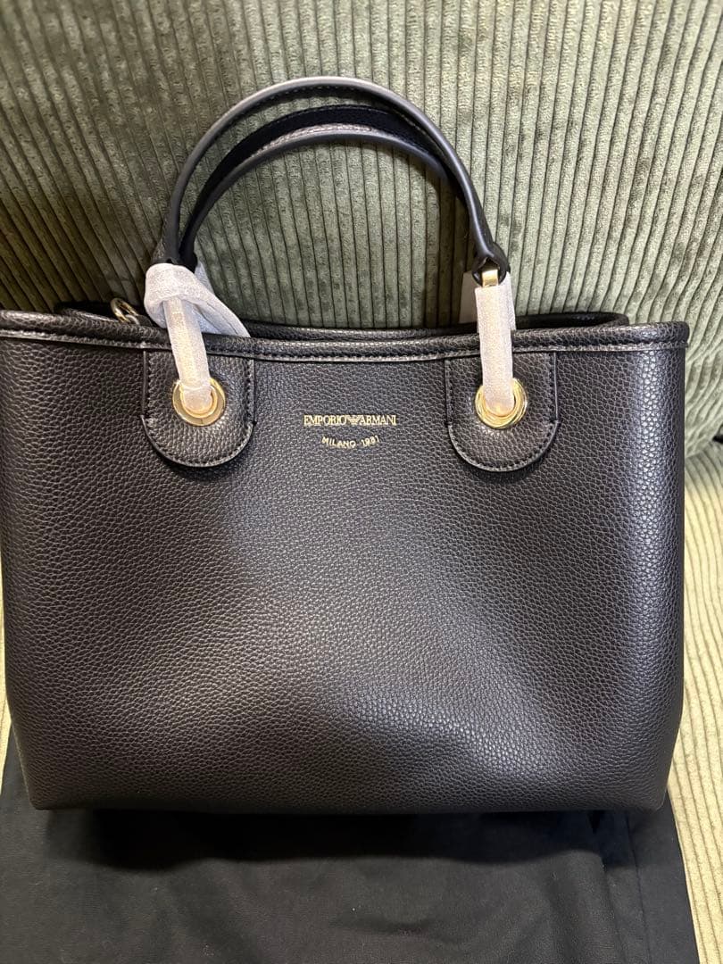 EMPORIO ARMANI ブラック トートバック✴︎早い者勝ち✴︎最終値下げ
