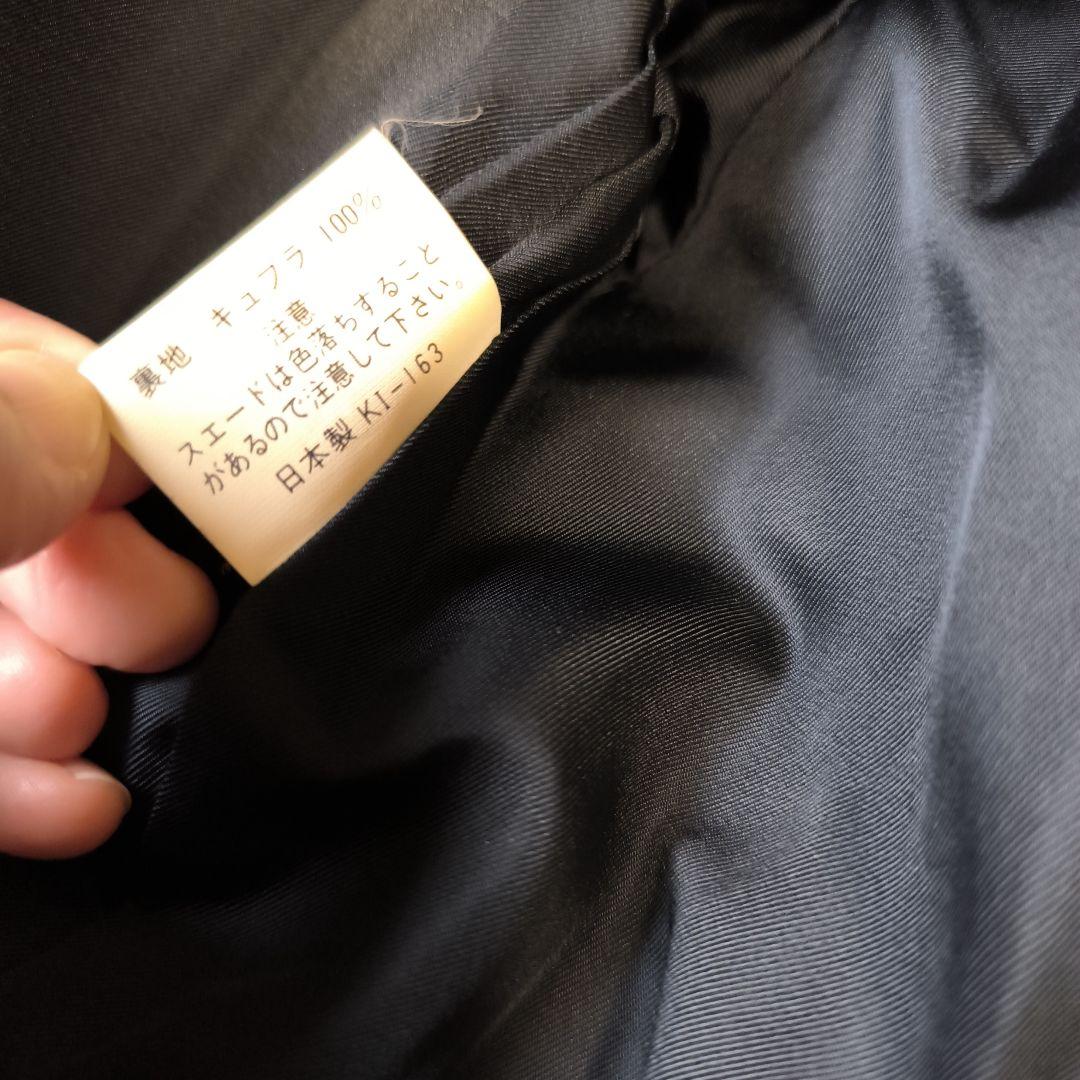 white bear レザーコート　レザー　ロングコート　本革　M