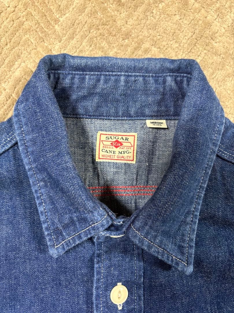 SUGAR CANE No.SC25679 インディゴデニムワークシャツ