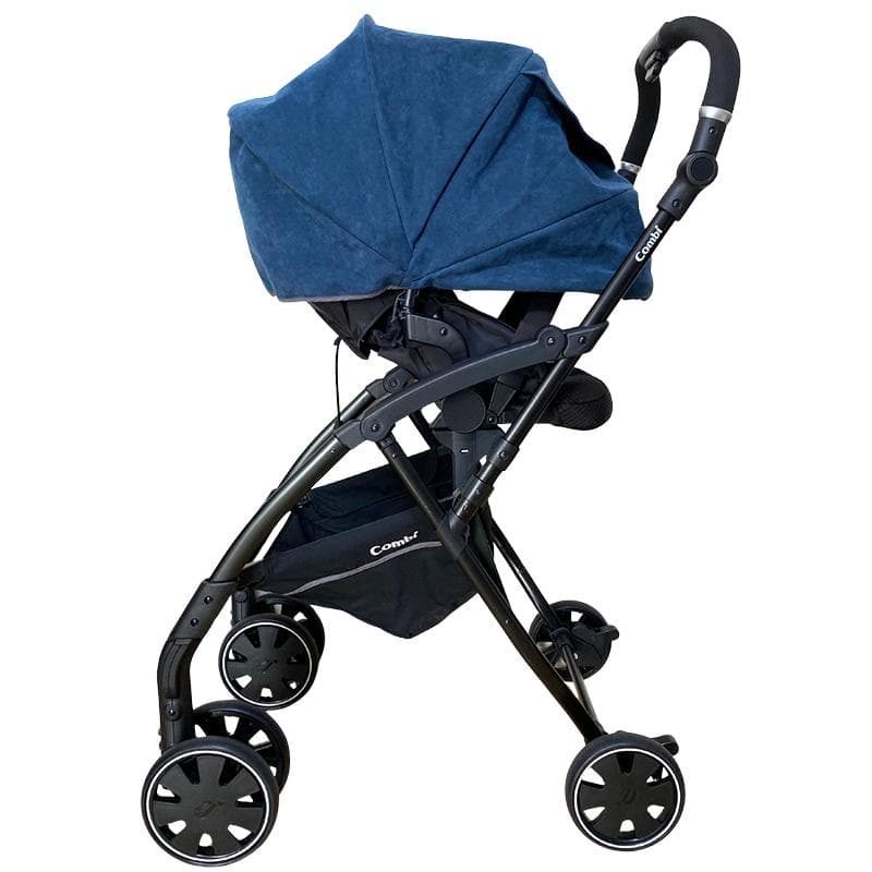 【美品】コンビ ベビーカー アット ネイビー 数量限定モデル A型ベビーカー