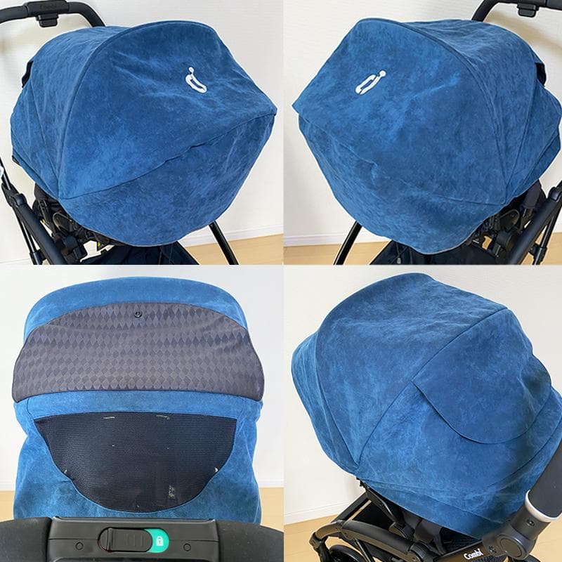 【美品】コンビ ベビーカー アット ネイビー 数量限定モデル A型ベビーカー