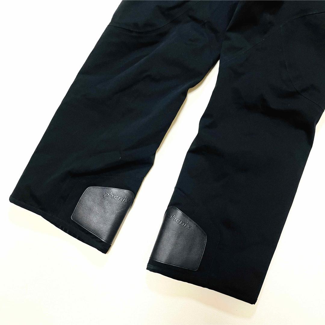 6644【美品】フェニックス　スキーウェア　上下セット　メンズ　ブラック