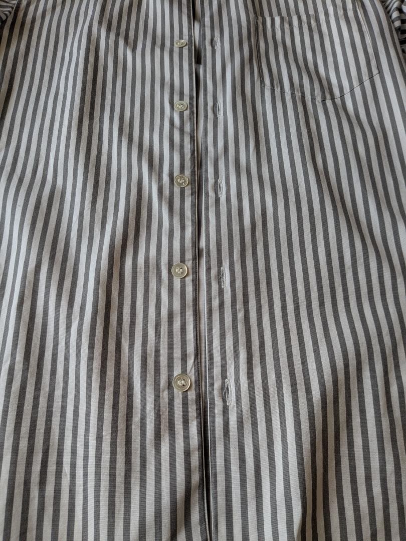 アンダーカバー 1999SS グレー ストライプシャツ 灰色 RELIEF期