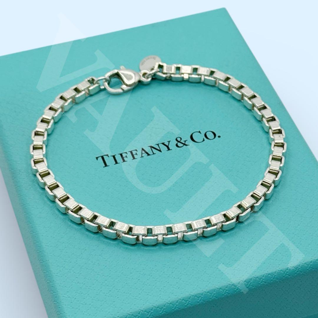 TIFFANY&Co.ベネチアン リンク ブレスレット 全長19cm Ag925