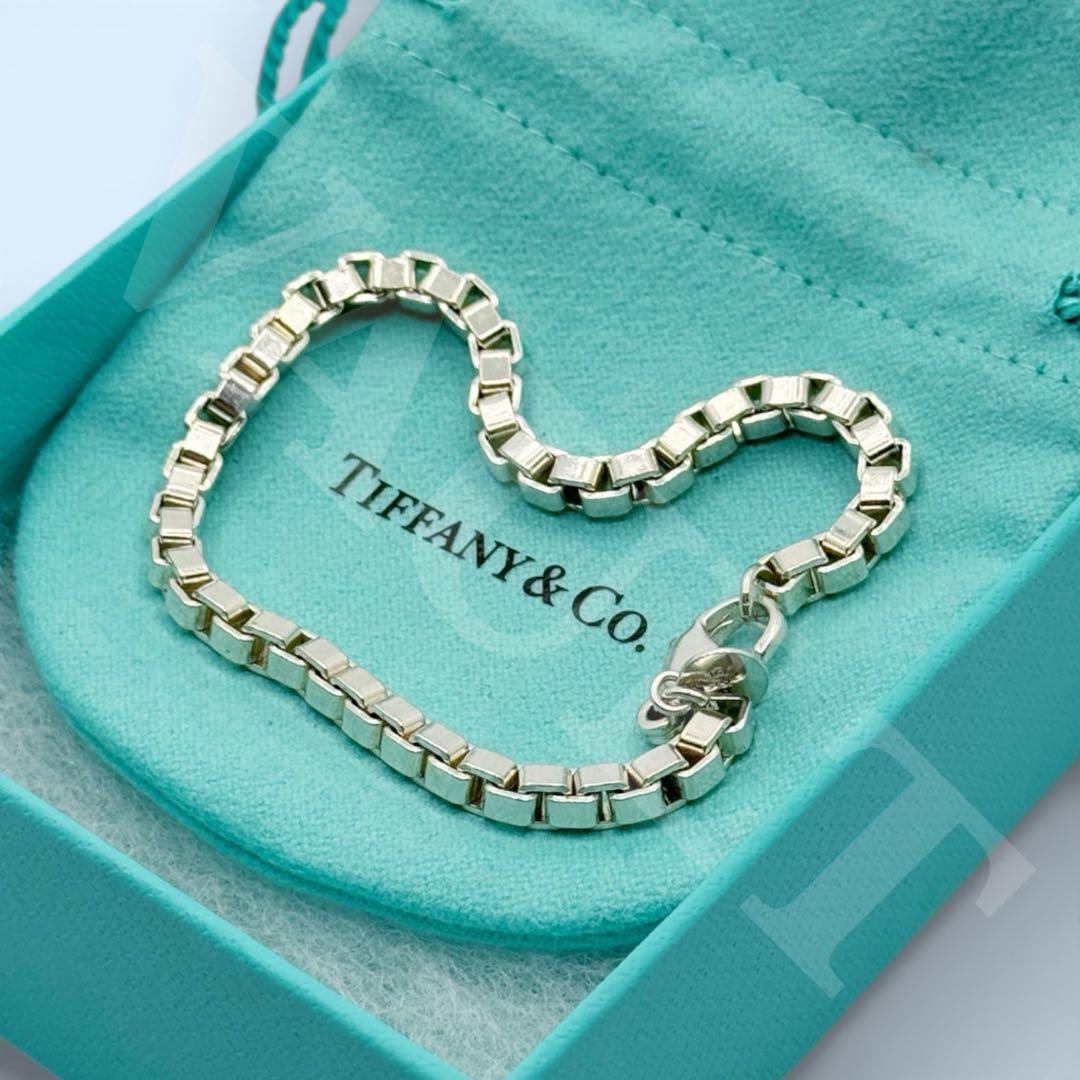 TIFFANY&Co.ベネチアン リンク ブレスレット 全長19cm Ag925