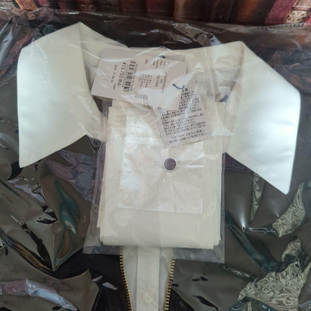 【新品未開封】フロントZIPニットプリーツワンピース