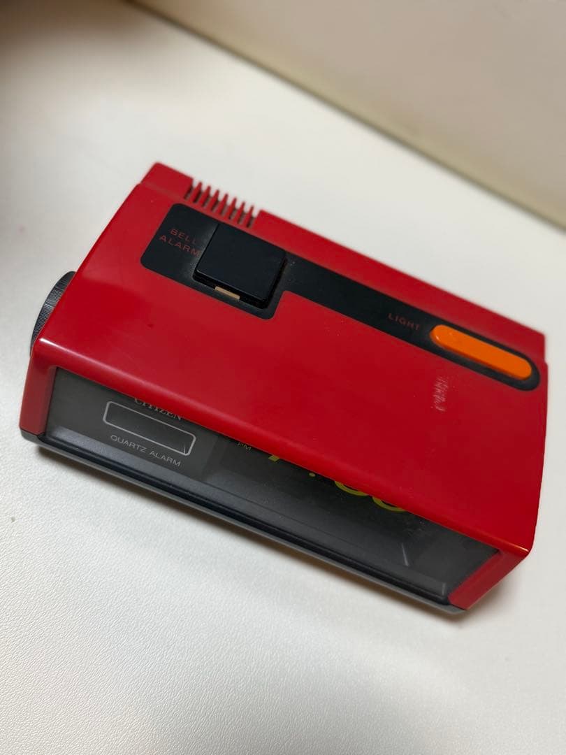 CITIZEN シチズン クォーツ アラームクロック パタパタ　 レトロ置時計