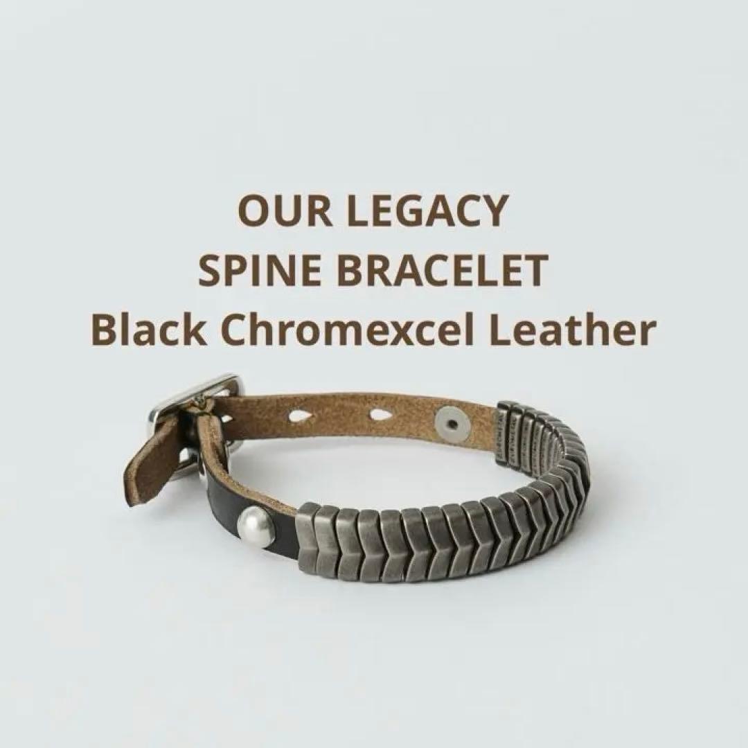 アクセサリー ourlegacy SPINE BRACELET Black