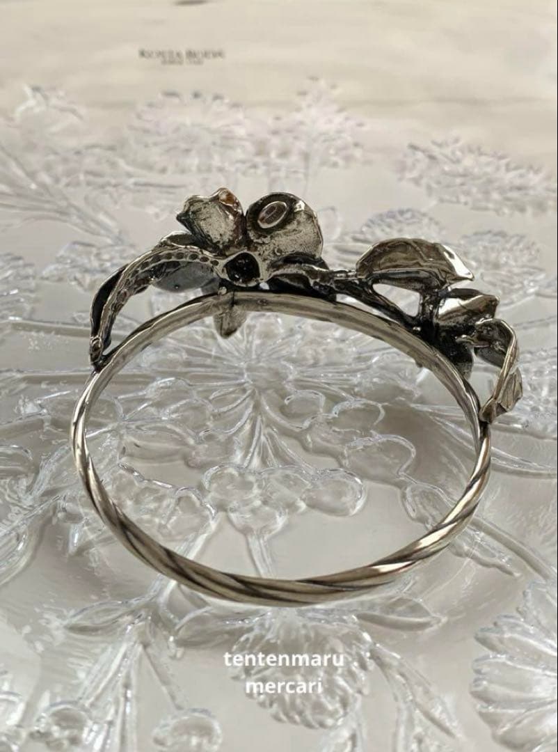 金*銀様 ☆新品☆銀座和光☆アンティーク調　SILVER800ナプキンリング☆2