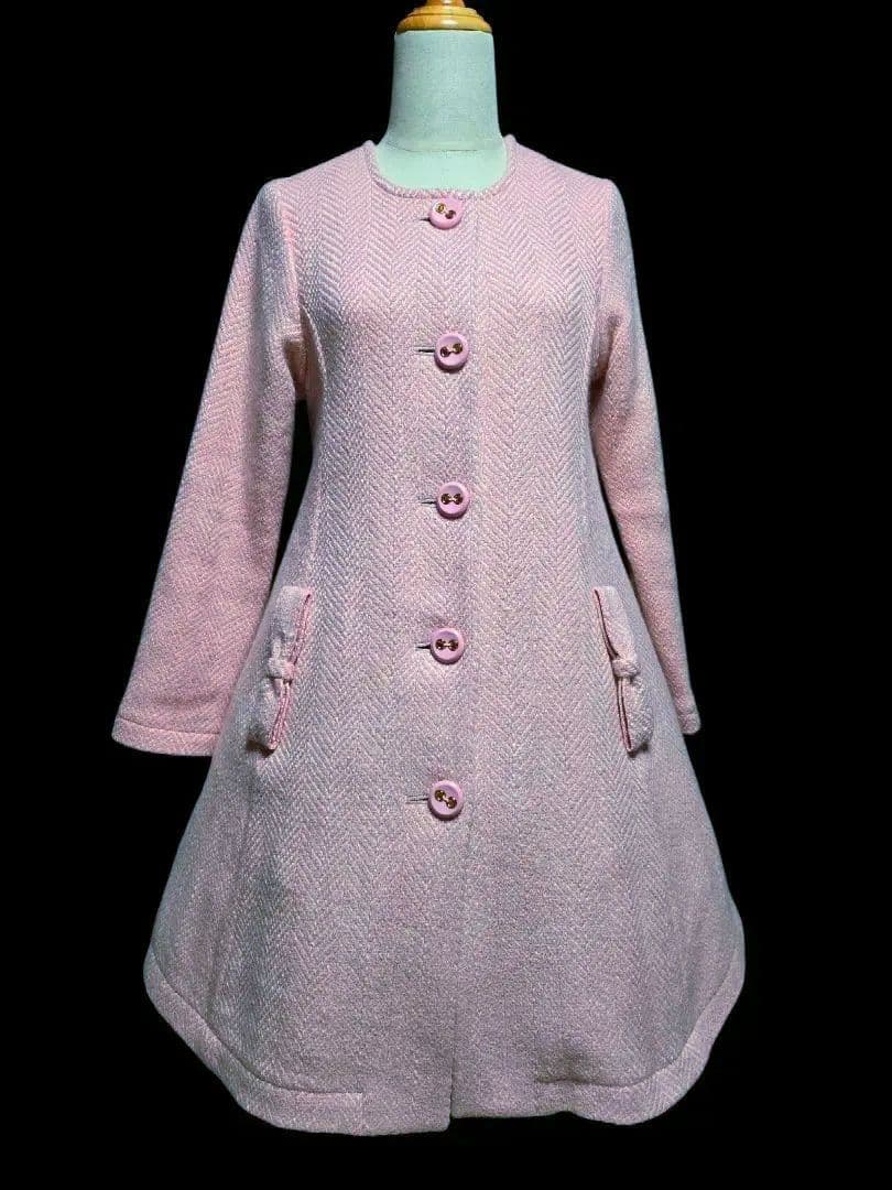 【新品未使用】EmilyTempleCute　イストワールコート　ヘリンボーン