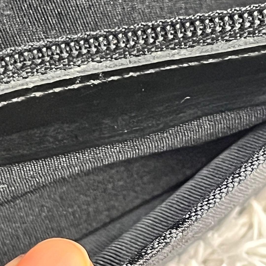 良品✨GUCCI 大きめGG ナイロン 長財布　ロゴクリップ　メンズ　レディース