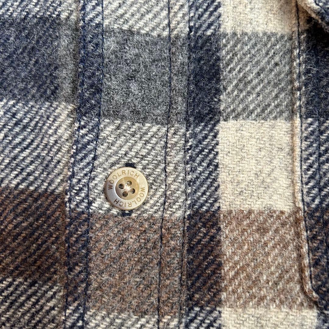 古着 90s OLD WOOLRICH 長袖シャツ CPOジャケット チェック