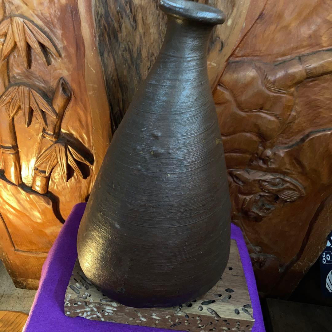 古備前大舟徳利只今初売り出しです❣️高さ約38.5㎝大饗吉蔵作❣️