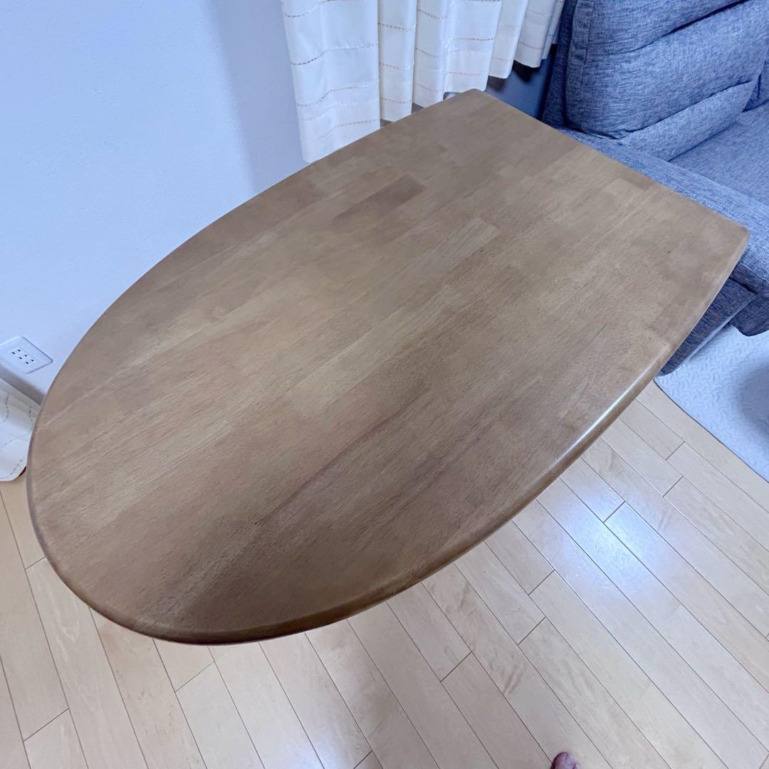 【希少】　カリモク　ダイニングテーブル　オーダー　楕円　3脚　karimoku