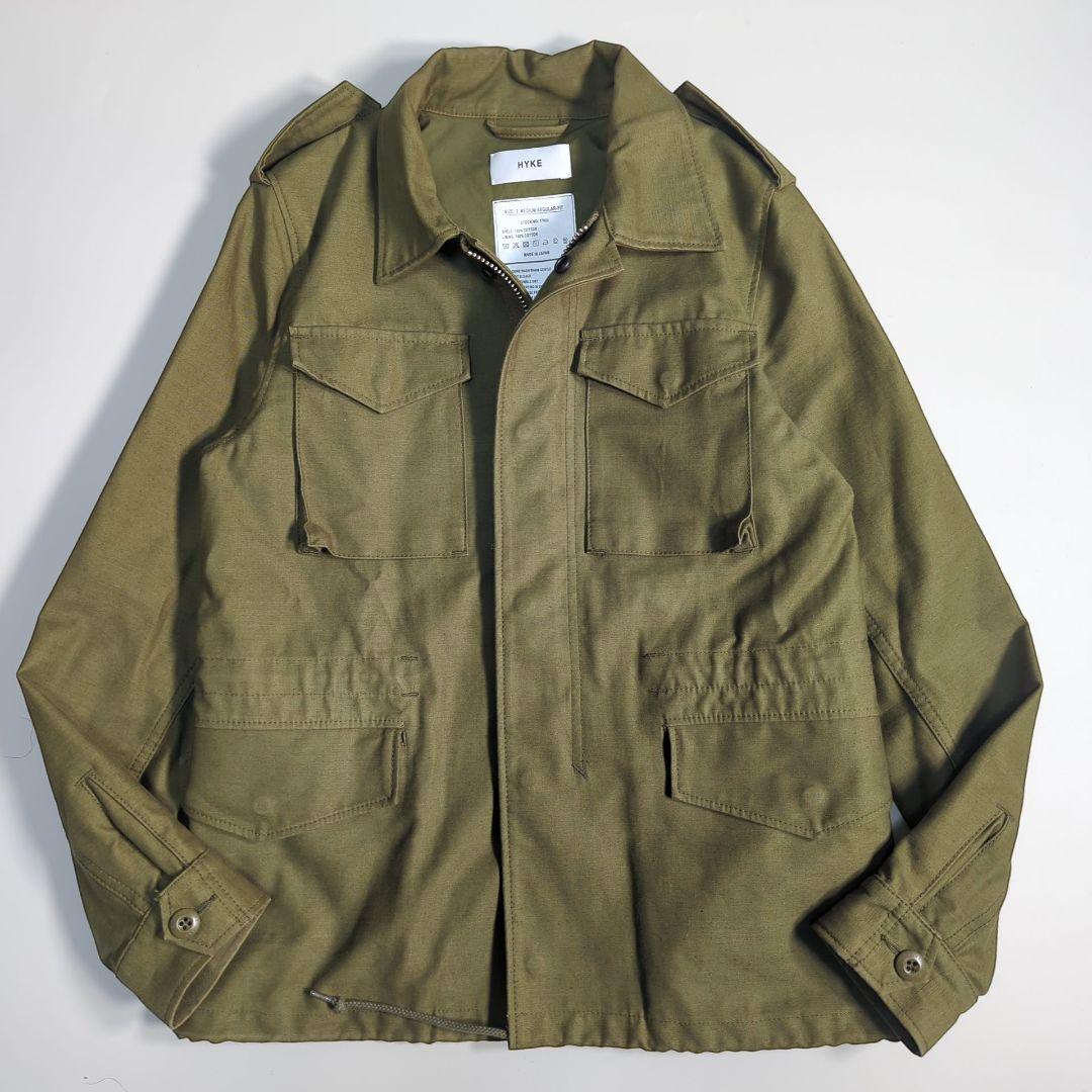 ハイク✨ ミリタリージャケット ２ M フィールドジャケット オリーブグリーン