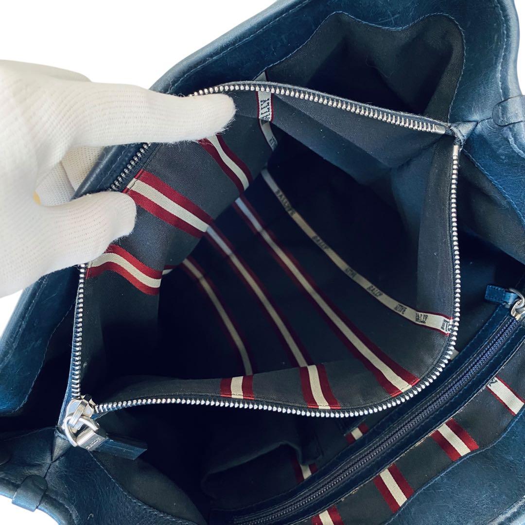 BALLY バリー【美品】パンチングレザー トートバッグ トレインスポッティング