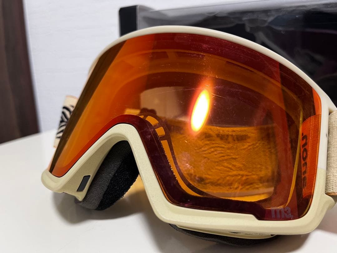 anon M3 ゴーグル オレンジ パープルレンズ