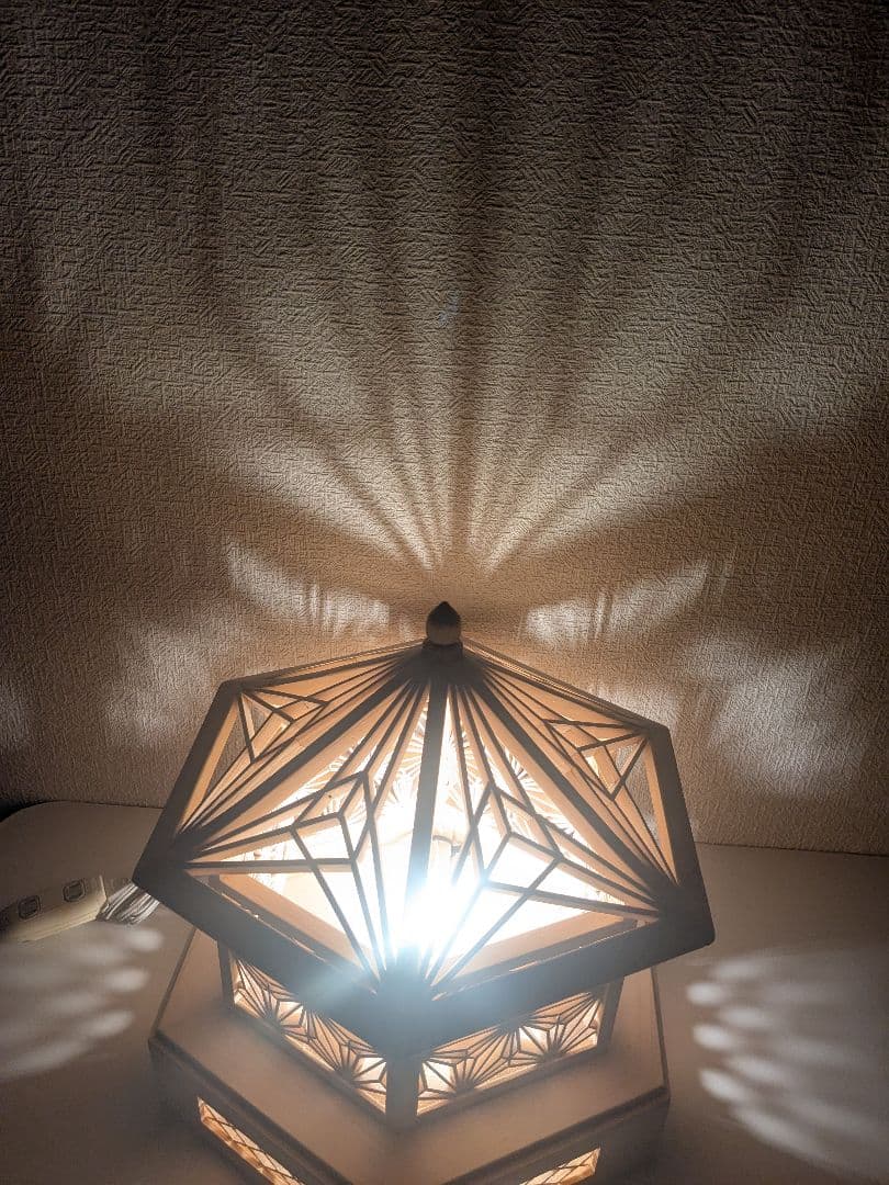 組子細工の小物入れ＆ランプ