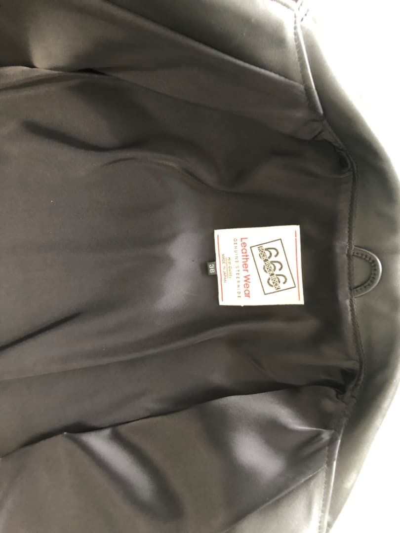 美品 666 LJM-17TFシングルライダースジャケット 36