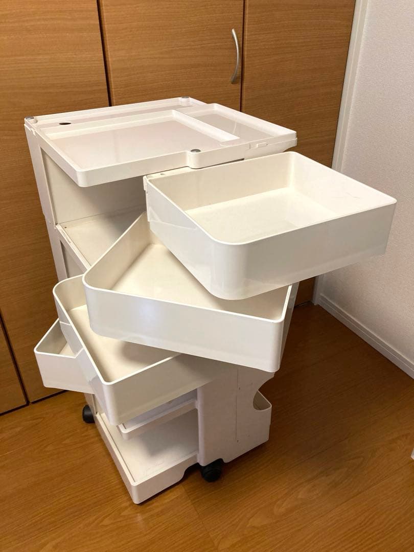 Boby Wagon ボビーワゴン 4段　ホワイト