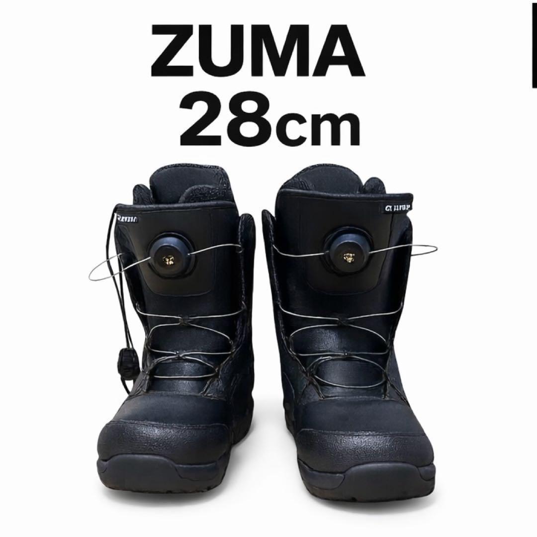【美品】ZUMA スノーボードブーツ ブラック 28.0cm｜2回使用のみ