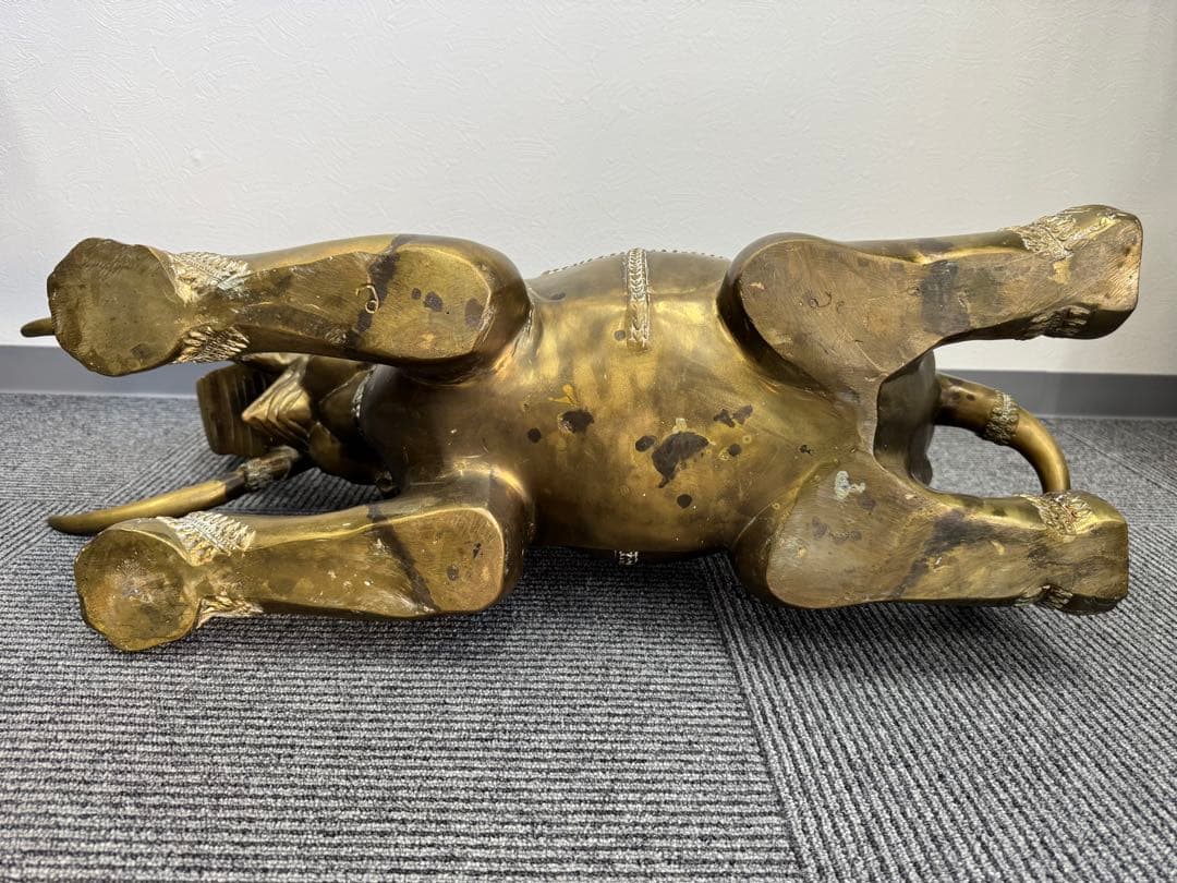 【希少】DISCO MAHARAJA 真鍮製 象のオブジェ