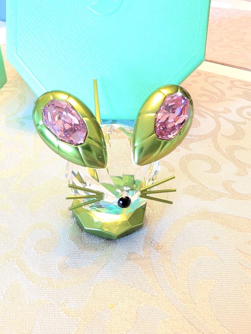 スワロフスキー置物ネズミ